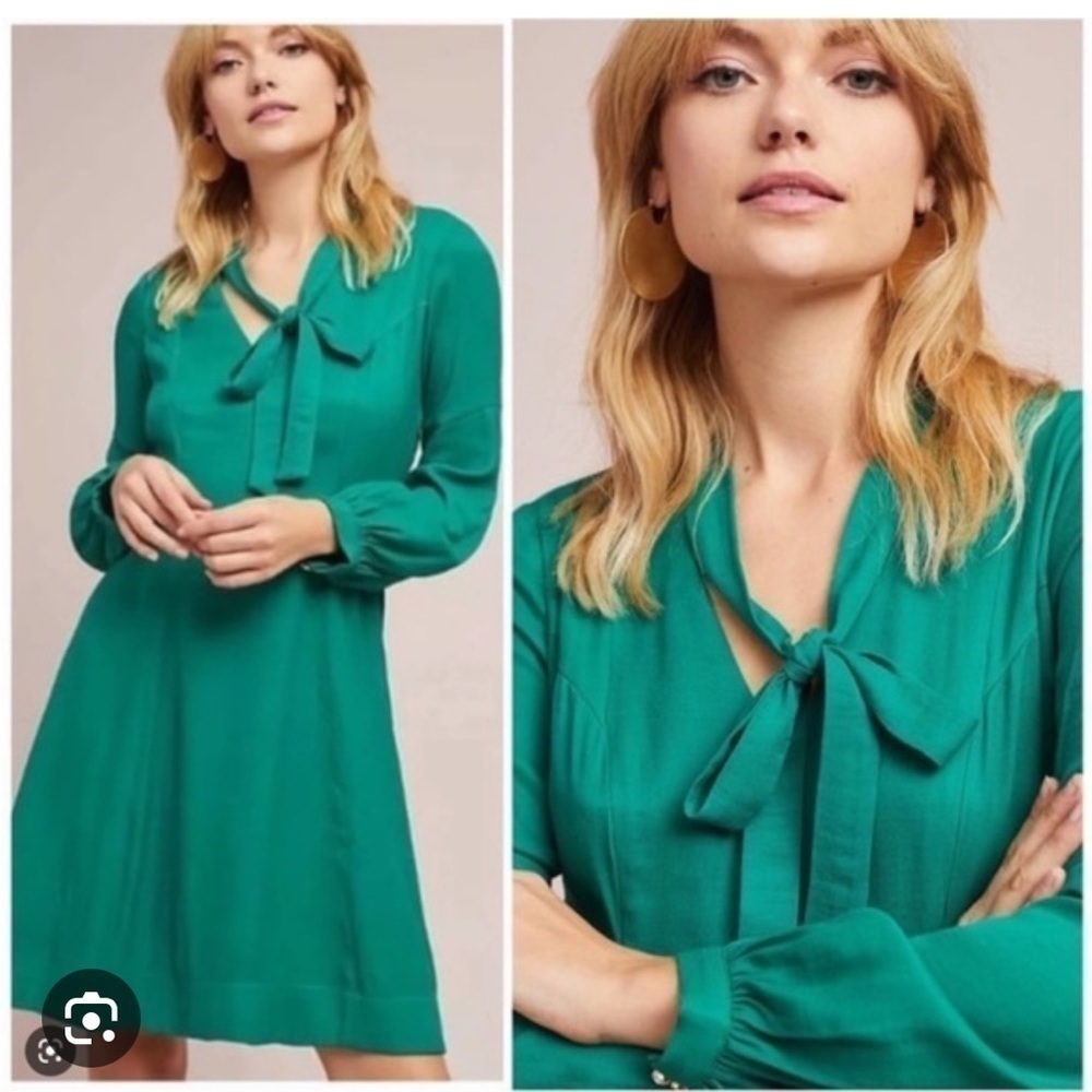 Moulinette Soeurs x Anthropologie Long Sleeve Mini Dress